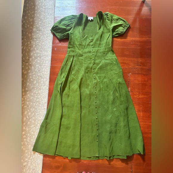 La Ligne Francesca Green Midi Dress - Picture 2 of 5